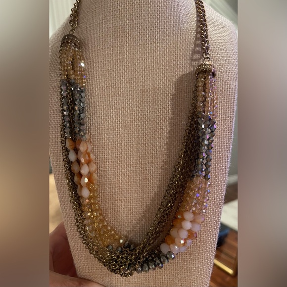 Jewelry - Layered beaded chain necklace